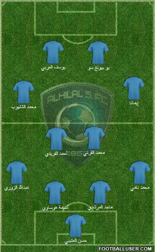 Al-Hilal (KSA) Formation 2011