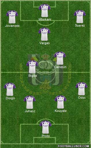 RSC Anderlecht Formation 2011