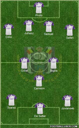 RSC Anderlecht Formation 2011