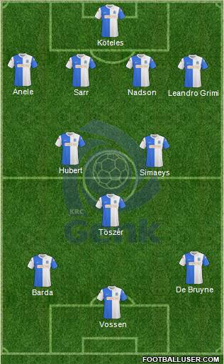 K Racing Club Genk Formation 2011