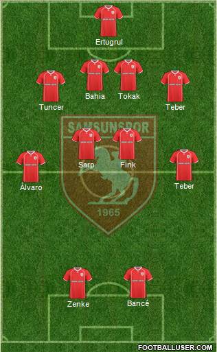 Samsunspor Formation 2011