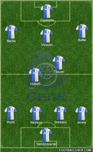 K Racing Club Genk Formation 2011