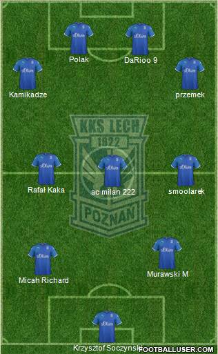 Lech Poznan Formation 2011