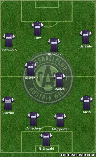 FK Austria Wien Formation 2011