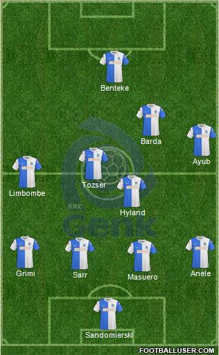 K Racing Club Genk Formation 2011