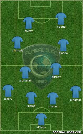 Al-Hilal (KSA) Formation 2011