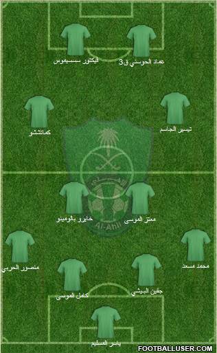 Al-Ahli (KSA) Formation 2011