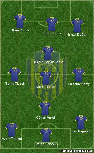 MKE Ankaragücü Formation 2011