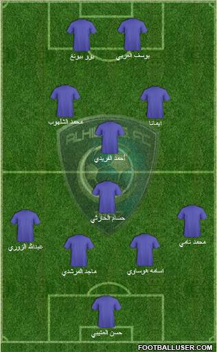 Al-Hilal (KSA) Formation 2011