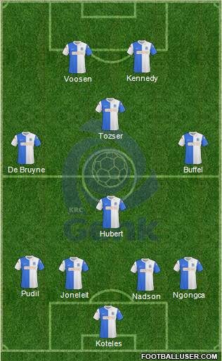 K Racing Club Genk Formation 2011