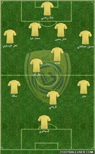 Al-Nassr (KSA) Formation 2011