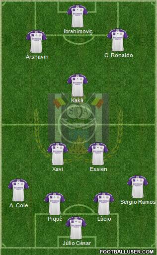 RSC Anderlecht Formation 2011