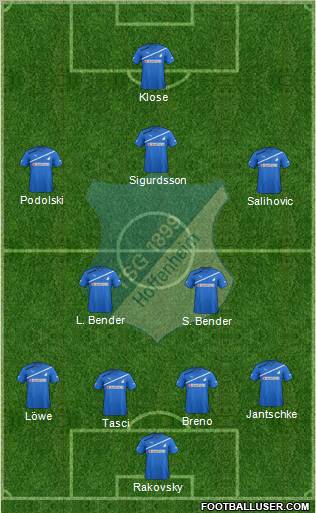 TSG 1899 Hoffenheim Formation 2011