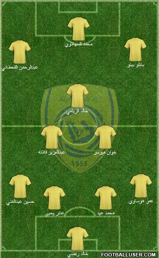 Al-Nassr (KSA) Formation 2011