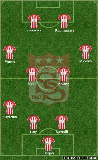 Sivasspor Formation 2011