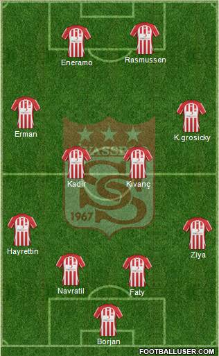 Sivasspor Formation 2011