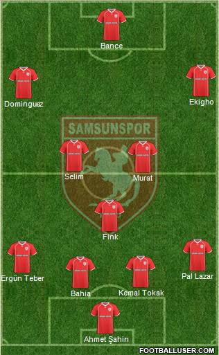 Samsunspor Formation 2011