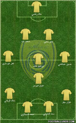 Al-Nassr (KSA) Formation 2011