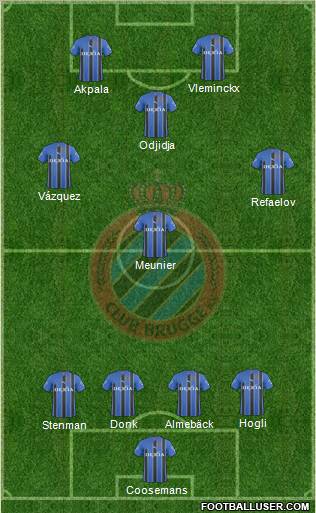 Club Brugge KV Formation 2011