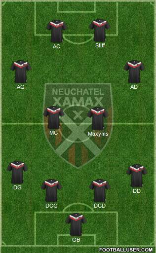 Neuchâtel Xamax FC Formation 2011