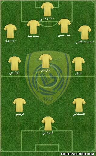 Al-Nassr (KSA) Formation 2011