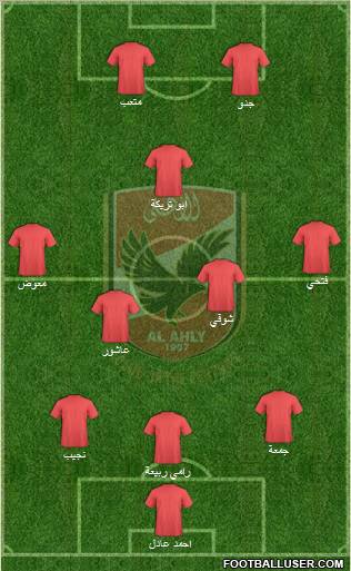 Al-Ahly Sporting Club Formation 2011