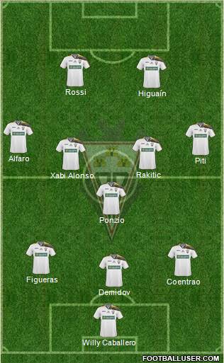 Albacete B., S.A.D. Formation 2011