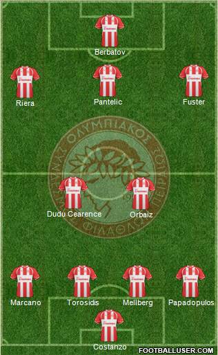 Olympiakos SF Piraeus Formation 2011