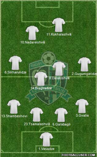 Dinamo Tbilisi Formation 2011