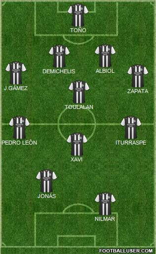 Newcastle United Formation 2011