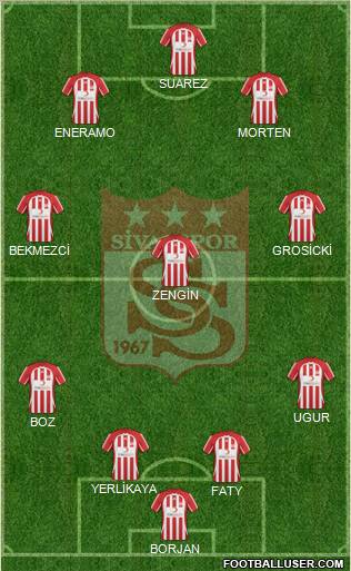 Sivasspor Formation 2011