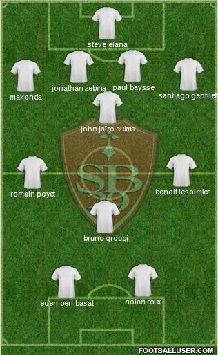 Stade Brestois 29 Formation 2011