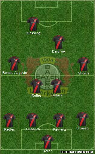 Bayer 04 Leverkusen Formation 2011