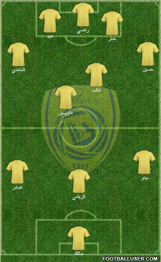 Al-Nassr (KSA) Formation 2011