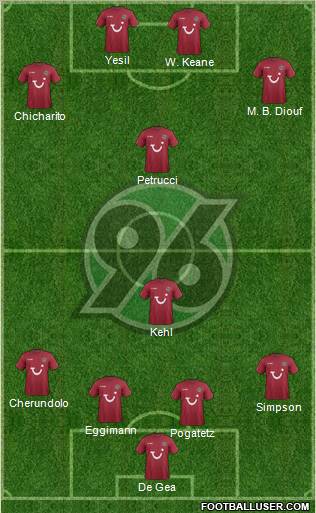 Hannover 96 Formation 2011