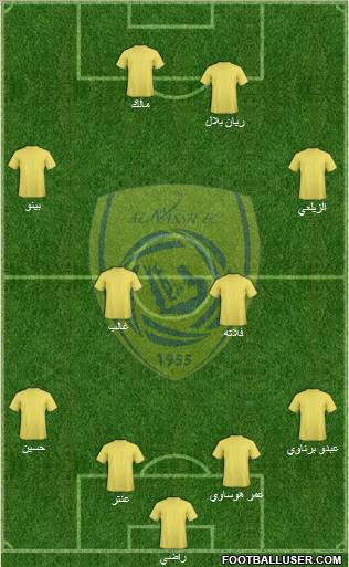 Al-Nassr (KSA) Formation 2011