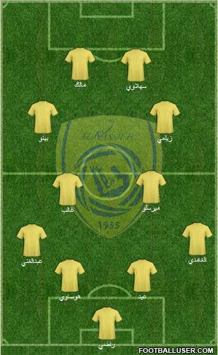 Al-Nassr (KSA) Formation 2011