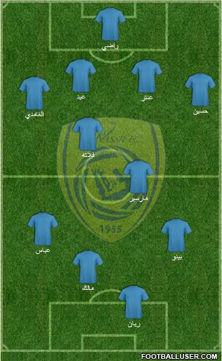 Al-Nassr (KSA) Formation 2011