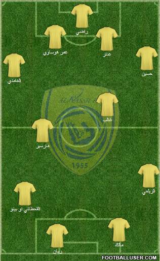 Al-Nassr (KSA) Formation 2011