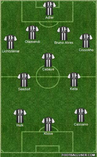 Newcastle United Formation 2011