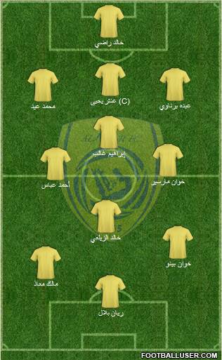 Al-Nassr (KSA) Formation 2011