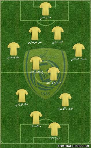 Al-Nassr (KSA) Formation 2011