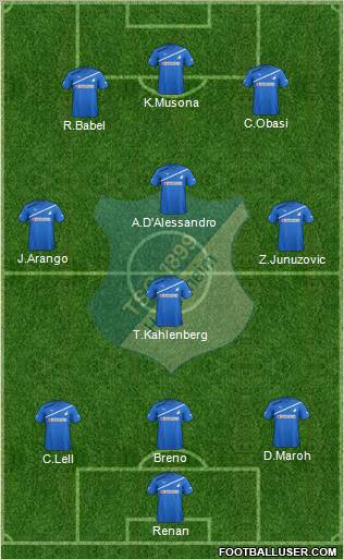 TSG 1899 Hoffenheim Formation 2011