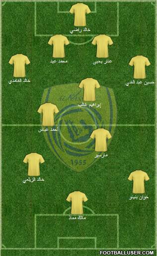 Al-Nassr (KSA) Formation 2011