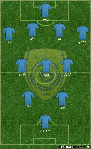 Al-Nassr (KSA) Formation 2011