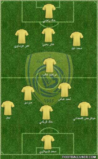 Al-Nassr (KSA) Formation 2011