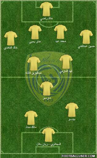 Al-Nassr (KSA) Formation 2011