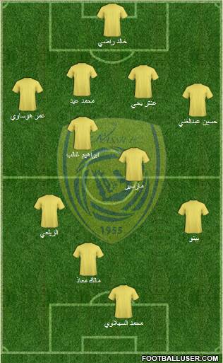 Al-Nassr (KSA) Formation 2011