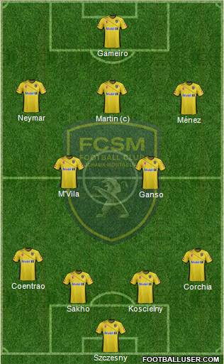 FC Sochaux-Montbéliard Formation 2011