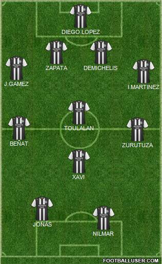 Newcastle United Formation 2011